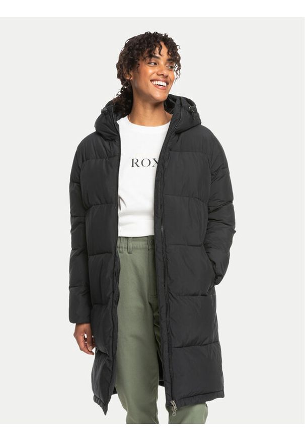 Roxy Kurtka zimowa Test Of Time ERJJK03513 Czarny Regular Fit. Kolor: czarny. Materiał: syntetyk. Sezon: zima