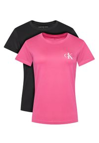 Calvin Klein Jeans Komplet 2 t-shirtów J20J219734 Kolorowy Slim Fit. Materiał: bawełna. Wzór: kolorowy #1