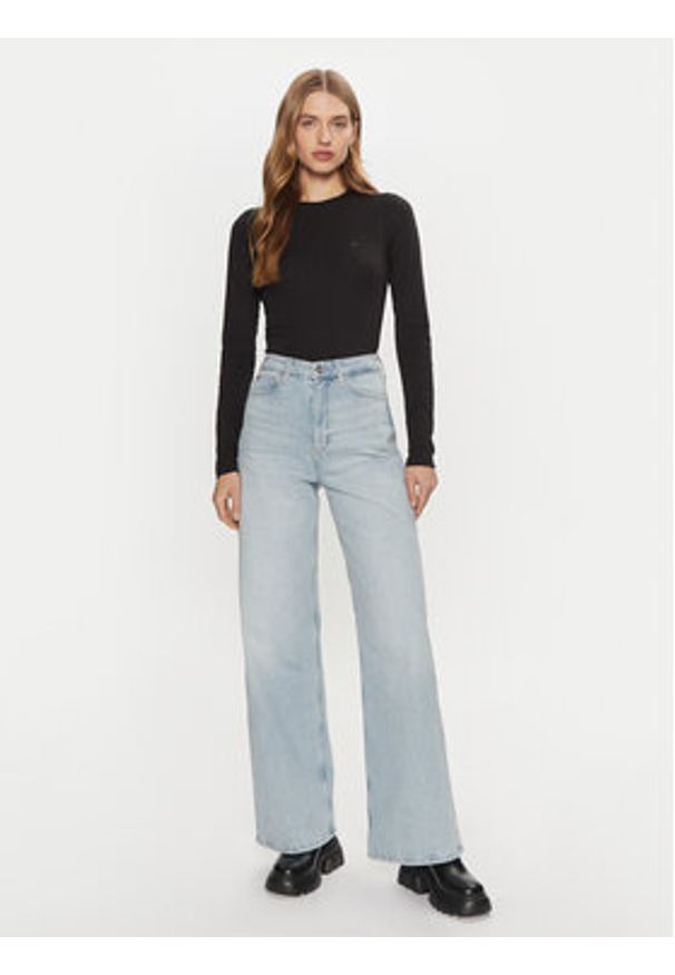 Calvin Klein Jeansy K20K208023 Niebieski Wide Leg. Kolor: niebieski