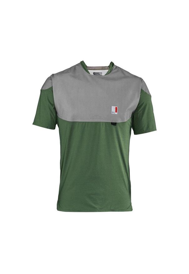 LEATT - Koszulka rowerowa męska Leatt Jersey MTB AllMtn 3.0. Kolor: zielony. Materiał: jersey