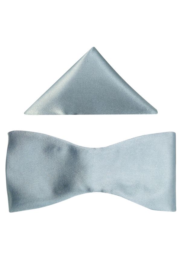 Modini - Srebrna wiązana mucha męska M17. Kolor: srebrny