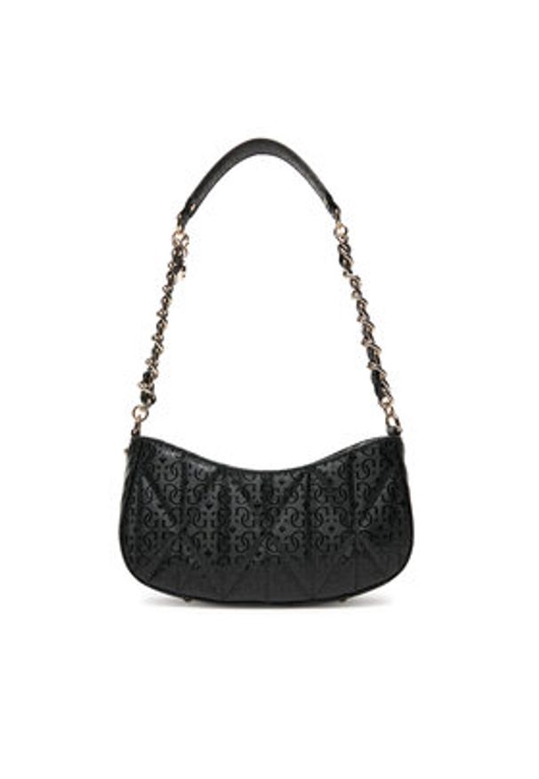 Guess Torebka Aldina HWGG96 63170 Czarny. Kolor: czarny. Materiał: skórzane