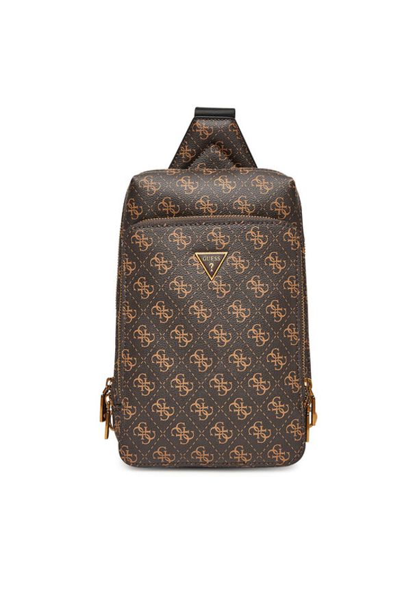 Guess Saszetka MIlano HMMILO P5226 Brązowy. Kolor: brązowy. Materiał: skóra
