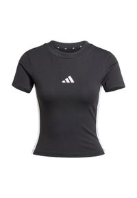 Adidas - Koszulka Essentials 3-Stripes Slim Baby. Kolor: biały, wielokolorowy, czarny