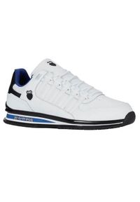 Buty do chodzenia męskie K-Swiss Rinzler Gt. Kolor: biały. Materiał: skóra. Szerokość cholewki: normalna. Sport: turystyka piesza