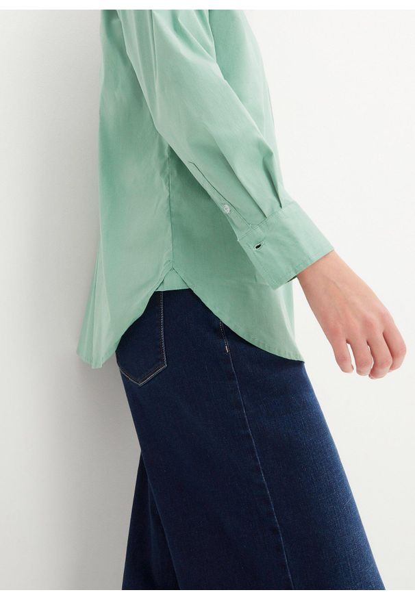 bonprix - Bluzka oversize. Kolor: zielony. Materiał: tkanina
