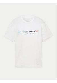 Tom Tailor T-Shirt 1041855 Biały Regular Fit. Kolor: biały. Materiał: bawełna #4