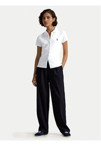 Polo Ralph Lauren Koszula 211939272002 Biały Slim Fit. Typ kołnierza: polo. Kolor: biały. Materiał: bawełna #5