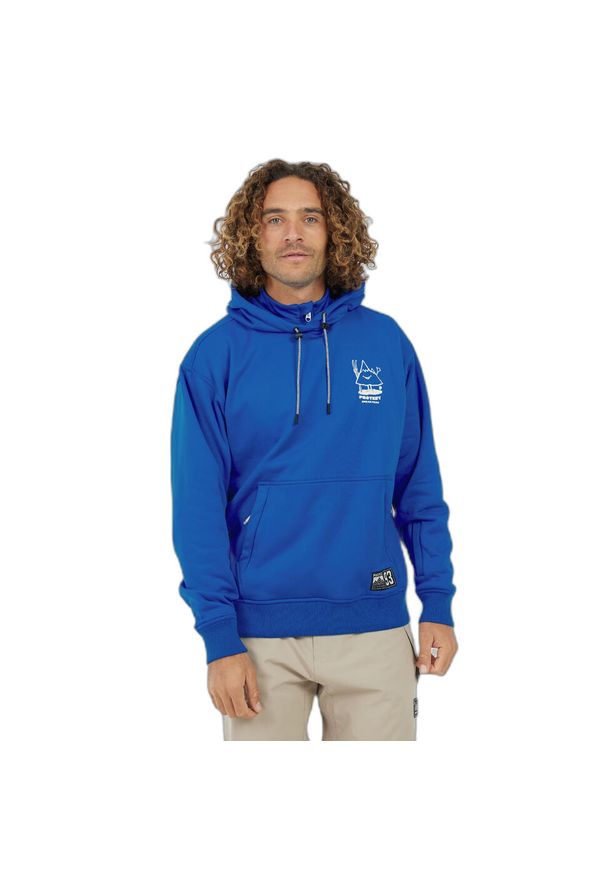 Bluza z kapturem Protest Ivo. Typ kołnierza: kaptur. Kolor: niebieski. Sezon: zima. Sport: narciarstwo
