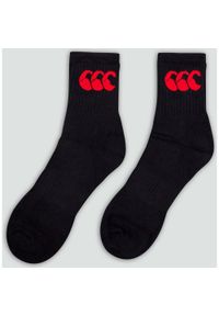 CANTERBURY - Zestaw 3 skarpet Canterbury Crew. Kolor: czerwony, wielokolorowy, czarny. Sport: fitness #1