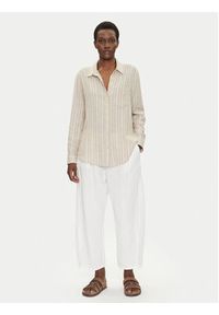 GAP - Gap Koszula 885287-13 Beżowy Regular Fit. Kolor: beżowy. Materiał: wiskoza #3