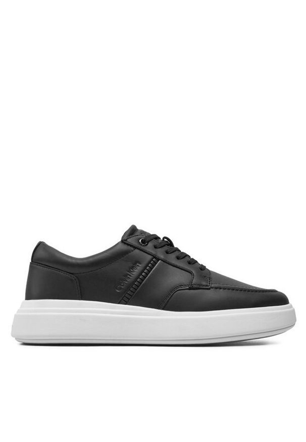 Calvin Klein Sneakersy Low Top Lace Up Tailor HM0HM01379 Czarny. Kolor: czarny