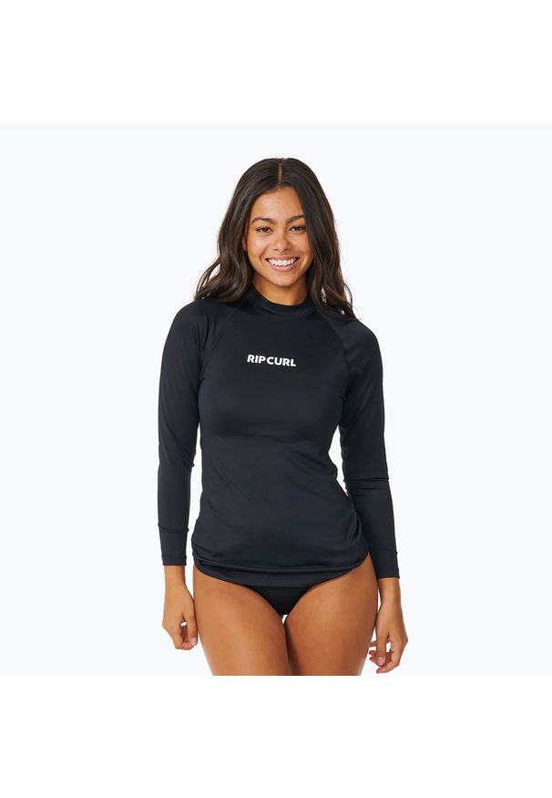 RIPCURL - Longsleeve do pływania damski Rip Curl Classic Surf UPF Rashguard. Kolor: czarny