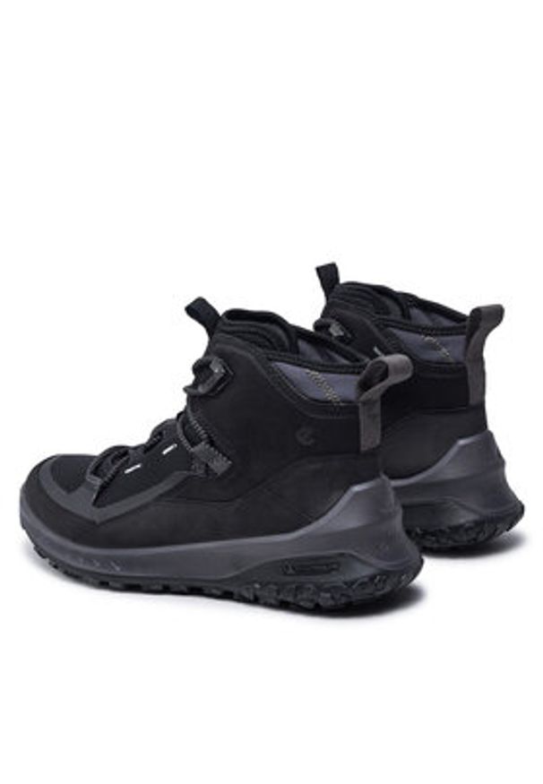 ecco - ECCO Trekkingi Ult-Trn W 82427351094 Czarny. Kolor: czarny. Materiał: skóra, nubuk