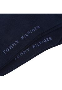 TOMMY HILFIGER - Tommy Hilfiger Zestaw 2 par niskich skarpet unisex 342023001 Granatowy. Kolor: niebieski. Materiał: materiał