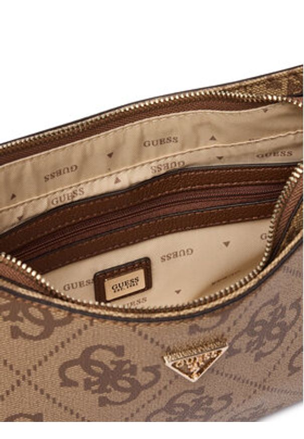 Guess Torebka Noelle II HWSO96 72180 Beżowy. Kolor: beżowy. Materiał: skórzane