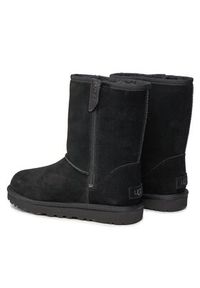 Ugg Śniegowce W Classic Short Bailey Zip 1144043 Czarny. Kolor: czarny. Materiał: skóra #5