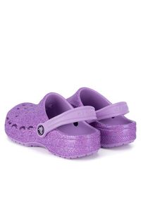 Crocs Klapki BAYA GLITTER CLOG 207015-5PR Fioletowy. Kolor: fioletowy #7