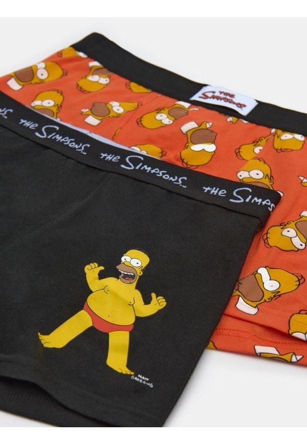 Sinsay - Bokserki Classic 2 pack The Simpsons - wielobarwny