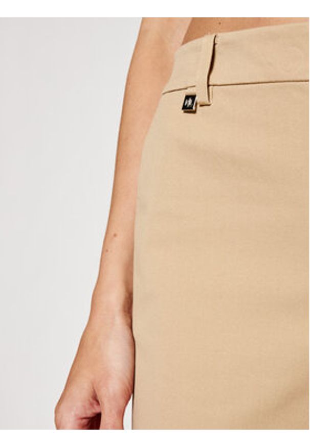 Lauren Ralph Lauren Szorty materiałowe 200661653009 Beżowy Regular Fit. Kolor: beżowy. Materiał: bawełna, wiskoza