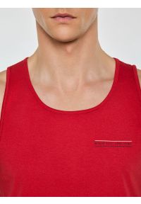 Big-Star - Koszulka męska bez rękawów czerwona Soner 603. Kolor: czerwony. Materiał: dzianina. Długość rękawa: bez rękawów. Wzór: nadruk. Sezon: lato. Styl: klasyczny, sportowy #2