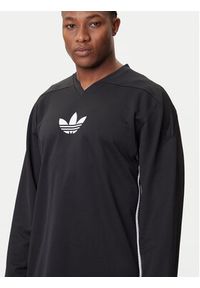 Adidas - adidas Longsleeve adicolor Mesh JY1307 Czarny Regular Fit. Kolor: czarny. Materiał: syntetyk. Długość rękawa: długi rękaw #5