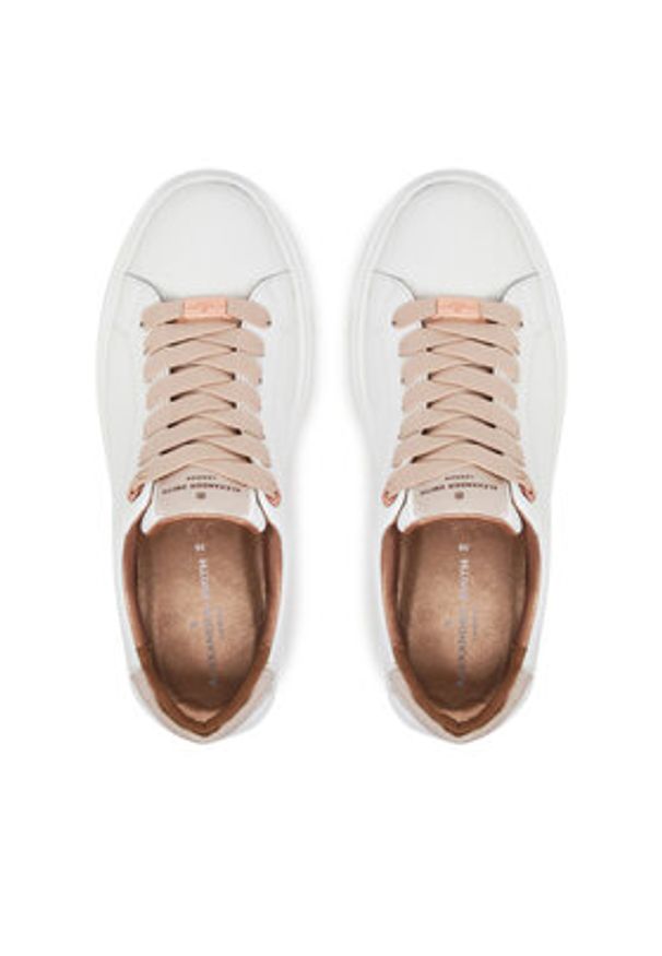 Alexander Smith Sneakersy London High ALBBLHW 8402 Biały. Kolor: biały. Materiał: skóra
