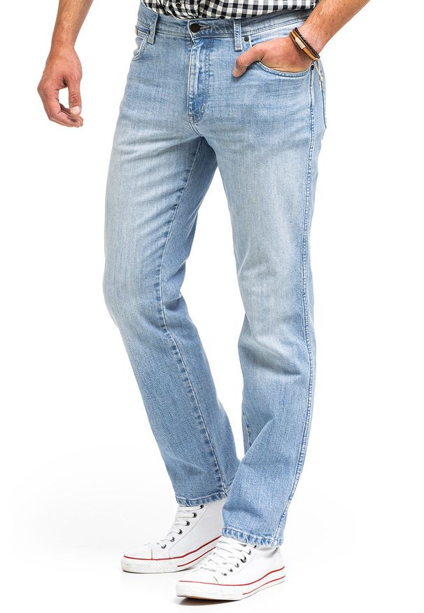 Wrangler - WRANGLER TEXAS MĘSKIE SPODNIE JEANSOWE JEANSY LOVESICK W121Y728Q 112320119. Okazja: na co dzień. Sezon: lato. Styl: klasyczny, casual, elegancki