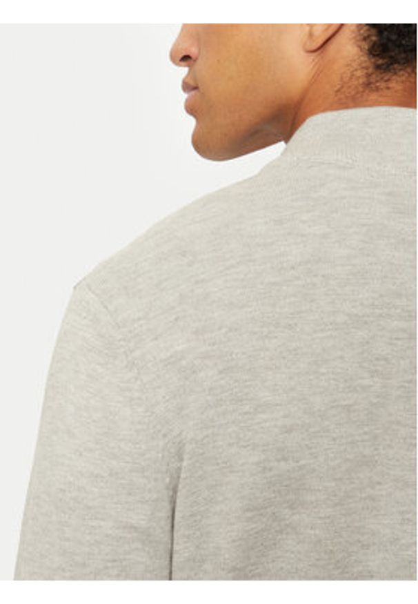 U.S. Polo Assn. Sweter MUP2963 Szary Regular Fit. Typ kołnierza: polo. Kolor: szary. Materiał: bawełna