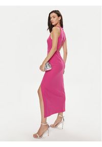 Imperial Sukienka koktajlowa AERNHAW Różowy Slim Fit. Kolor: różowy. Materiał: syntetyk. Styl: wizytowy
