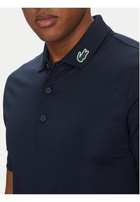 Lacoste Polo DH2341 Granatowy Regular Fit. Typ kołnierza: polo. Kolor: niebieski. Materiał: syntetyk #2