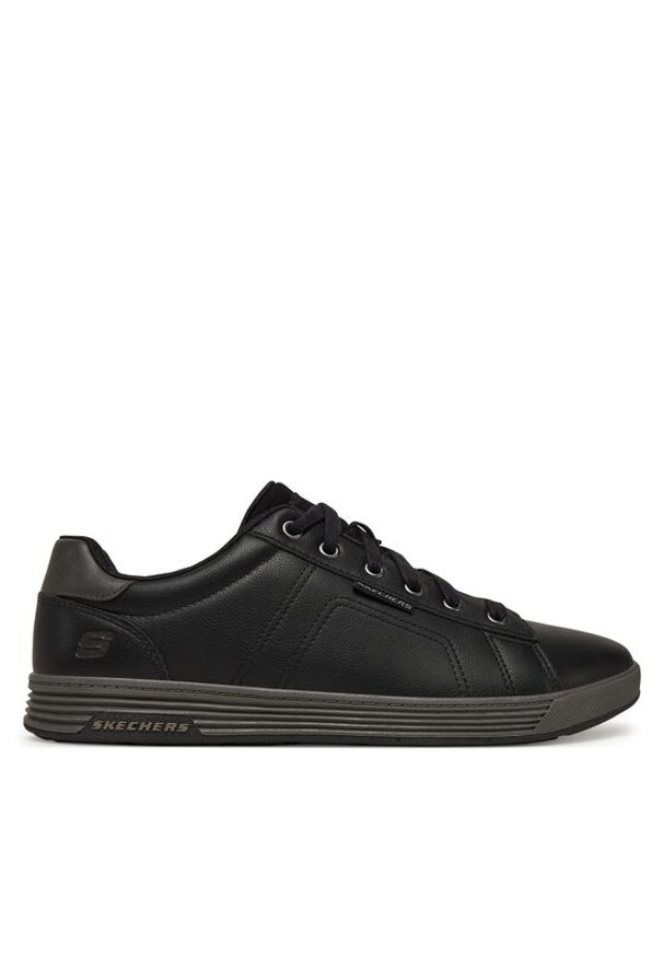 skechers - Skechers Sneakersy Cavell Hensley 210946/BLK Czarny. Kolor: czarny. Materiał: skóra