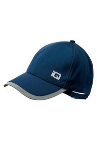 IQ - Czapka Z Daszkiem Męska Odblaskowy Materiał Rome. Kolor: niebieski. Materiał: materiał. Styl: sportowy