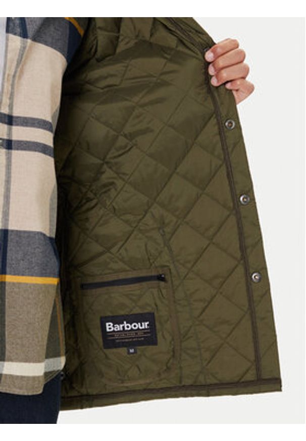 Barbour Kurtka przejściowa MQU0001OL91 Khaki Regular Fit. Kolor: brązowy. Materiał: syntetyk