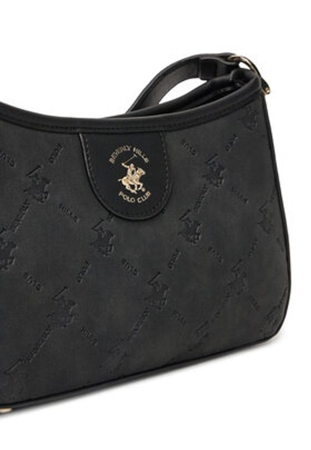 Beverly Hills Polo Club Torebka BHPC-L-001-07 Czarny. Kolor: czarny. Materiał: skórzane
