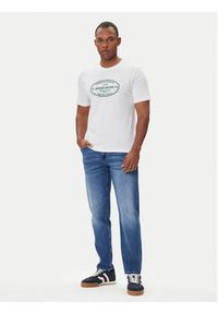 Jack & Jones - Jack&Jones T-Shirt York 12283800 Biały Relaxed Fit. Kolor: biały. Materiał: bawełna