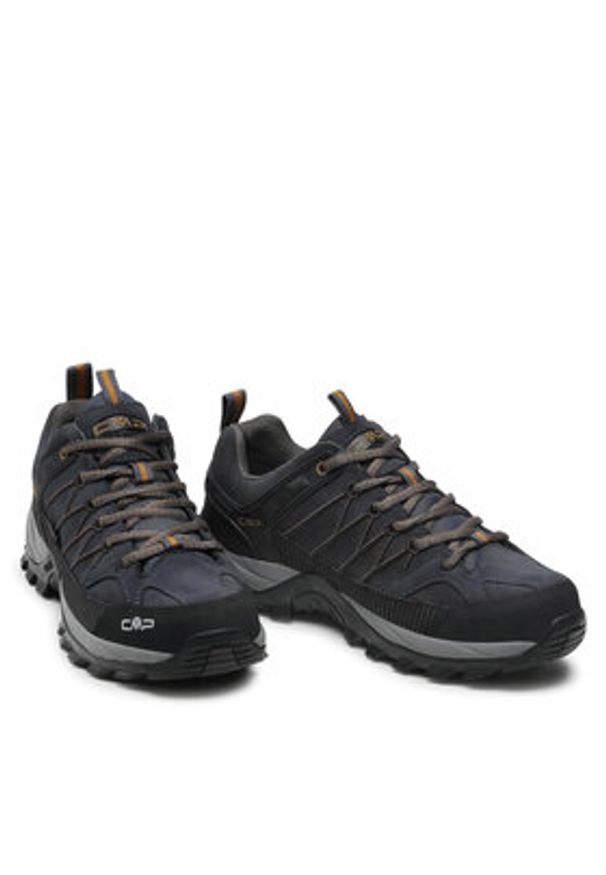 CMP Trekkingi Rigel Low Trekking Shoes Wp 3Q13247 Czarny. Kolor: czarny. Materiał: skóra, zamsz. Sport: turystyka piesza