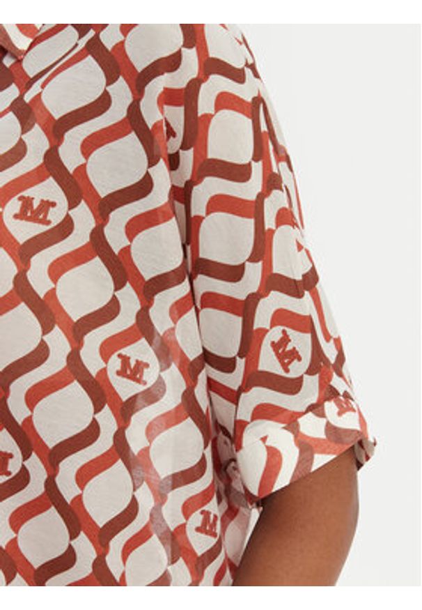 Max Mara Beachwear Koszula Ariete 2616111049 Kolorowy Regular Fit. Materiał: bawełna. Wzór: kolorowy