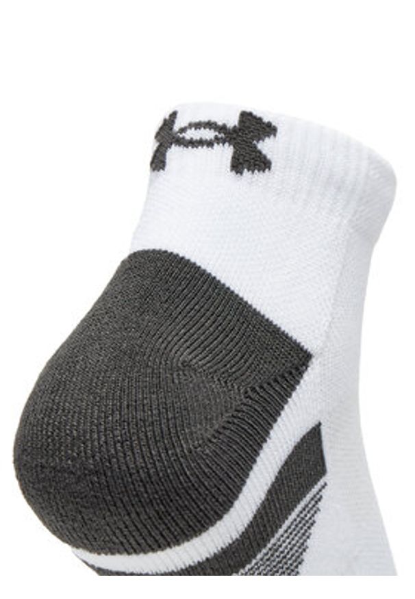 Under Armour Zestaw 3 par niskich skarpet unisex UA Performance Tech 3pk Low 1379504-011 Kolorowy. Materiał: materiał. Wzór: kolorowy