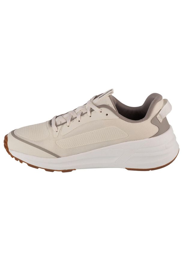 skechers - Buty sportowe Sneakersy męskie, Global Jogger - Covert. Kolor: biały, wielokolorowy. Sport: turystyka piesza