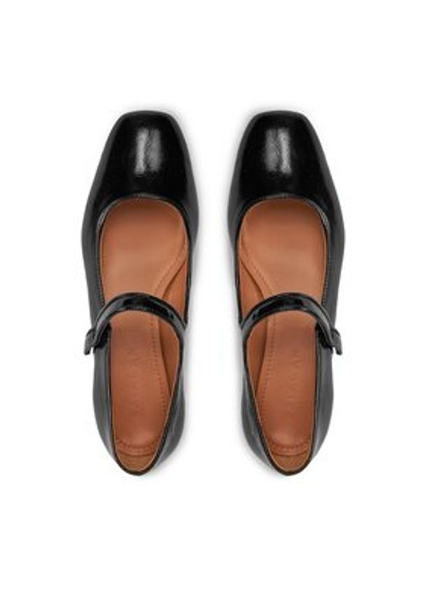 BALAGAN - Balagan Baleriny Dora Czarny. Kolor: czarny. Materiał: skóra, lakier