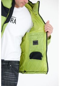 Blauer USA - BLAUER Jasnozielona kurtka męska Cooper z logo na kapturze, Rozmiar XXL. Kolor: zielony #5