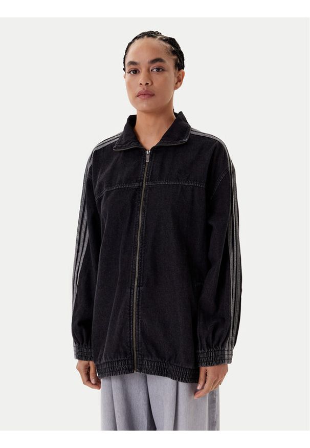 Adidas - adidas Kurtka jeansowa adicolor Denim Adilenium JY2897 Czarny Oversize. Kolor: czarny. Materiał: bawełna