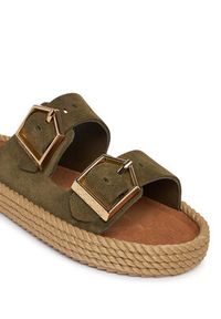 Bohonomad Espadryle Sydney SYD.12-00011 Khaki. Kolor: brązowy. Materiał: skóra #6