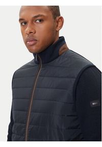 Bugatti Kamizelka 8800-85051D Granatowy Regular Fit. Kolor: niebieski. Materiał: bawełna #5