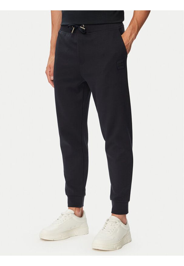 JOOP! Jeans Spodnie dresowe Jjj-Demar 30103341 Granatowy Regular Fit. Kolor: niebieski. Materiał: bawełna