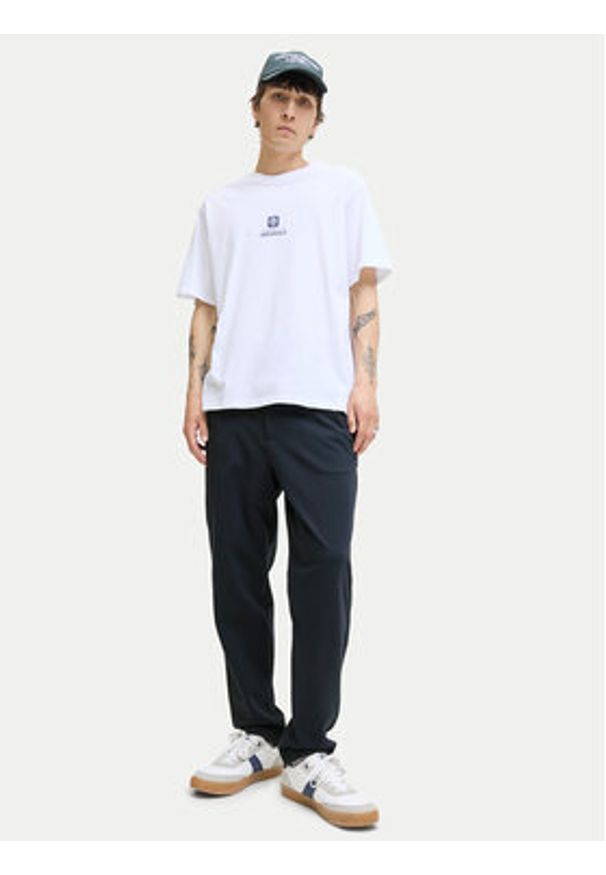Jack & Jones Spodnie materiałowe Ace Neo 12282533 Granatowy Tapered Fit. Kolor: niebieski. Materiał: bawełna