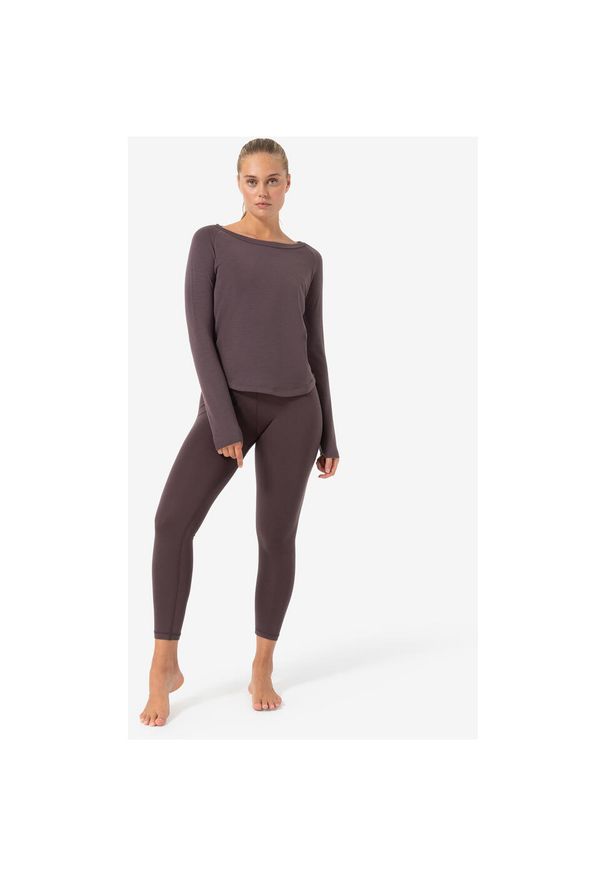 Bluza damska SUPER.NATURAL W Everyday Crew. Kolor: fioletowy