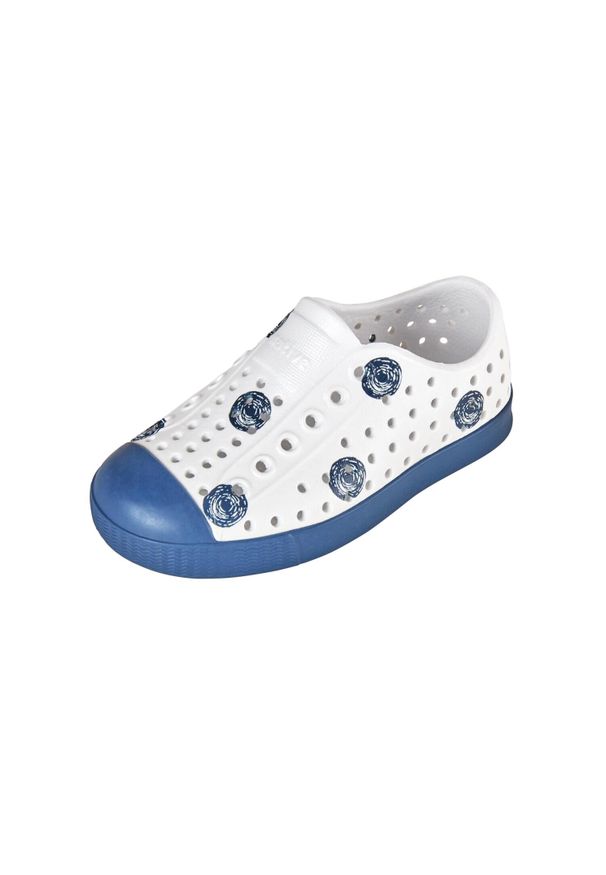 Native Shoes - Buty miejskie młodzieżowe NATIVE JEFFERSON PRINT BIG KID. Okazja: na co dzień. Kolor: biały. Wzór: nadruk