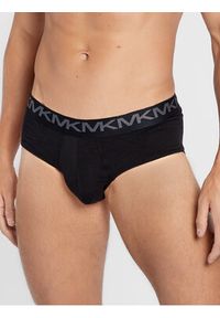 Michael Kors Komplet 3 par slipów 6BR1L10033 Czarny. Kolor: czarny. Materiał: bawełna #5